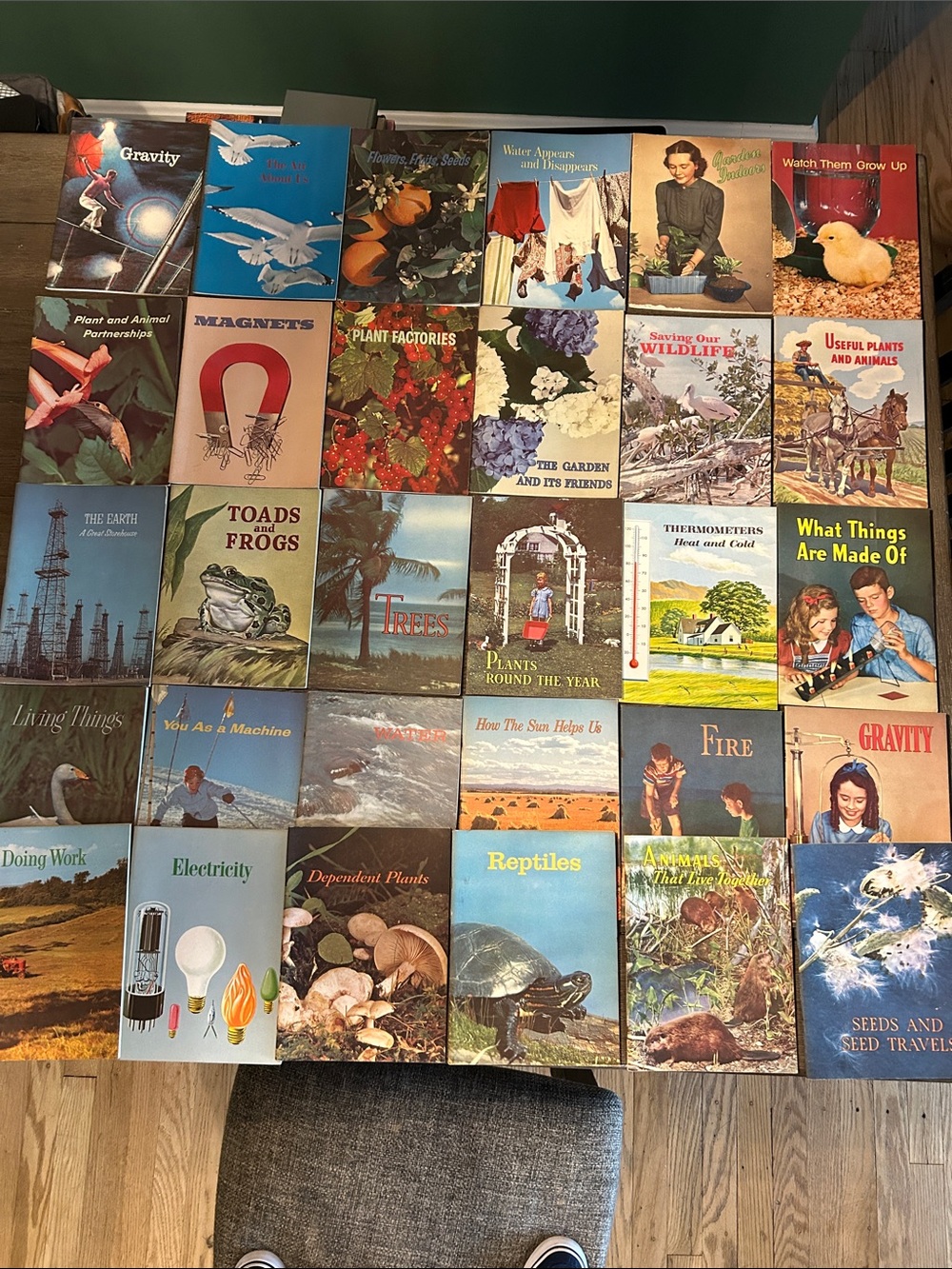 Vintage science series books collection of 30 The Basic Science Education 1950’s